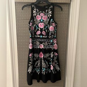 Gianni Bini Embroidered Mini Dress